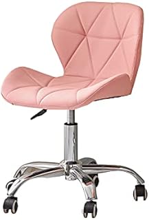 CLIPOP Office Swivel Chair Faux Leather Padded Height Adjustable Computer Desk Chair with Chrome Base and Wheels Executive Work Chair for Home Office