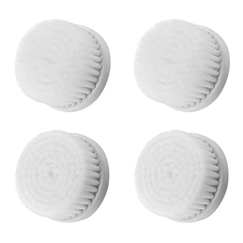 TOPyoth Facial Cleansing Brush Heads,Facial brush head replacements with Sensitive, Four Pack milky white