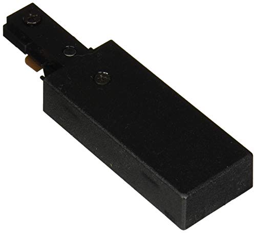Lithonia Lighting LED T38 BL End Feed Connector, 120 Volts, Black