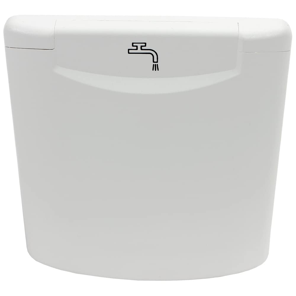 City - Presa per acqua esterna con riduttore di pressione, per camper, roulotte, colore: bianco