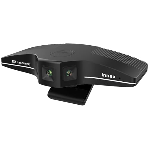 Innex C831 180° Panoramic 4K Wide Angle Webcam with Microphone, A...