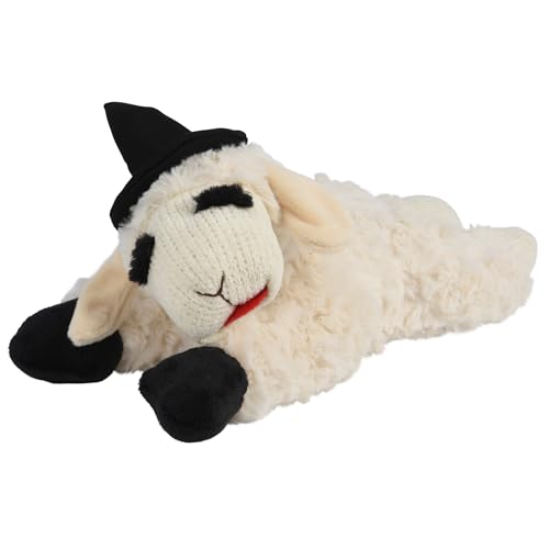 Multipet Halloween Lamb Chop with Hat Dog Toy