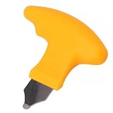 Uhrengehäuse-Öffner, Werkzeug aus legiertem Stahl, Hebeleisen zum Entfernen der Rückseite – rutschfester PP-Griff, Uhrenreparatur-Set, blau (gelb)