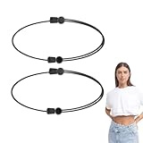 Crop Tuck Band Women, 2 Pieces Shirt Tuck Band Women, Adjustable Crop Top Bands For Tucking, Elastic CropBand For Tucking Shirts, Sweater Belt For Tuckings, Invisible Crops Tucks Tool For Jumper