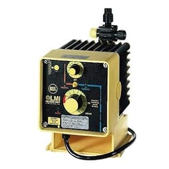 LMI C741-36 Solenoid-Diaphragm Metering Remote-Control Pump, 20.0 GPH, 115 VAC