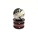 Jet Rainbow Moonstone 45-50 mm Ball Sphere Gemstone A+ Hand Carved Crystal Altar Healing Devotional Focus Spiritual Jet International Crystal Therapy Booklet Image is JUST A Reference