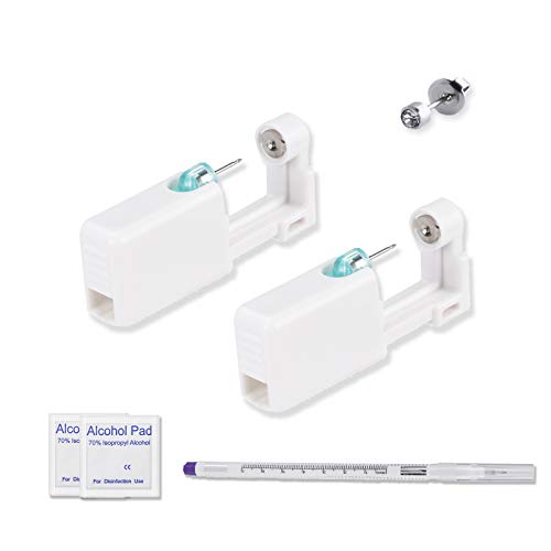 Disposable Ear Hole Gun Set Household Self Ear Piercing Gun Tool Safety Pierce Tool Beauty Kit #TOP19