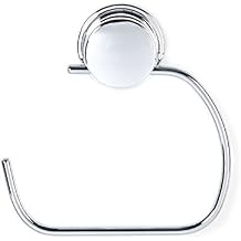 Better Living Kroma Stick N Lock+ Toilet Paper/Towel Holder, Multi-Purpose Wall Mounted Toilet Paper Holder, Wall Mounted Towel Holder for Flat, Finished Surfaces, Waterproof Tape, No Drill, Chrome