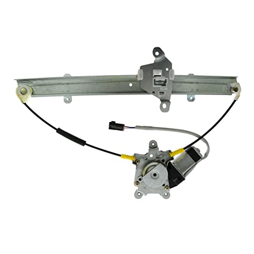 TRQ Front Power Power Window Regulator & Motor Assembly Set Compatible with 1991-1994 Nissan Sentra by TRQ - Image 4