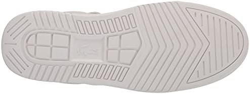 Lacoste womens Women's L001 Sneaker, White/Off White, 7 US | Image 3