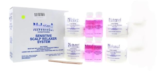 NAIROBI_ Sensitive Scalp Hair Relaxer 4 pk - with a comb