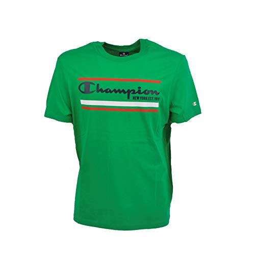 Image of Champion Crewneck T-Shirt Art.214306 - Green - S