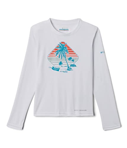 Columbia Girl's Tidal Tee PFG Panga Palms Diamond Long Sleeve