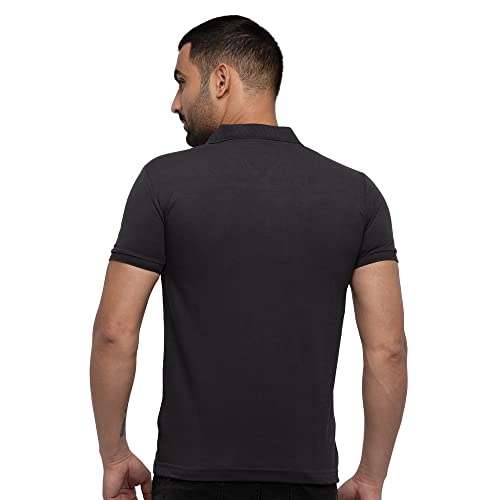 Image of Status Quo Men's Polo T-Shirt | Rich Cotton Blend | Slim Fit | All Day Comfort | Contrast Inner Placket | Polo Collar