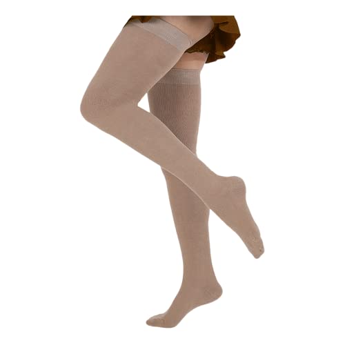 Image of EZFS PLUS Thigh High Socks for Women Extra Long and Thick Over the Knee Cotton Boot Stockings Leg Warmer for Girls