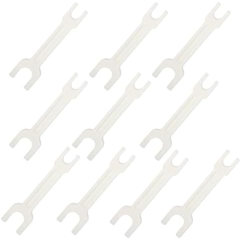 RecDec 10 Pack Water Filter Tube Fitting Removal Tool Clamp Wrench Spanner Remover for 1/4" 3/8" Pipe Quick Connect Push In Connector Removing Installation RO Water Purifier Filtration System Cover