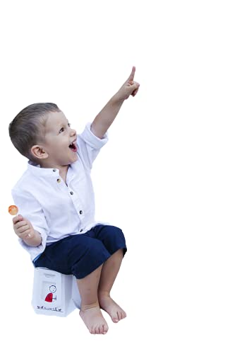 Zapa Tron ZAX6S, eenmalig inklapbaar potje voor kinderen, wit - Afbeelding 5