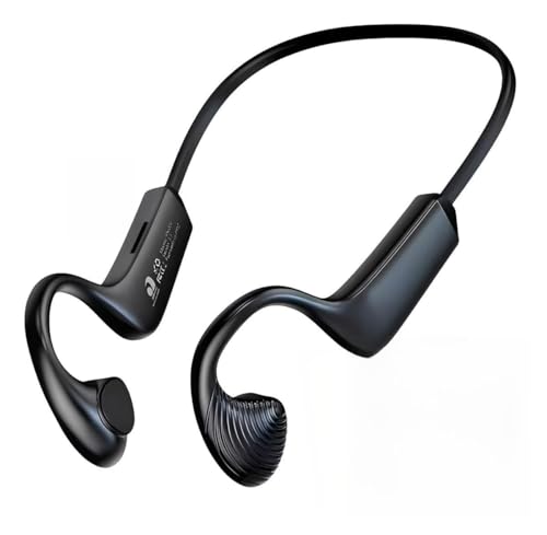 Fone de Ouvido Condução Óssea Bluetooth Esportivo com Display Digital – Resistente à Água, Entrada Cartão SD, Ideal para Corrida, Academia e Bike, Compatível com Android e iOS - Premium