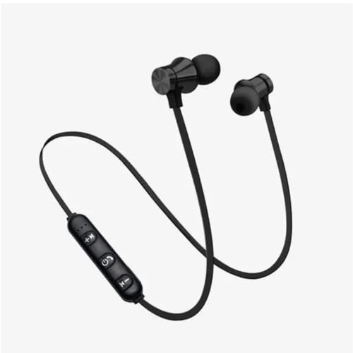 Wireless Earbuds & Bluetooth Headphones: Magnetic Neckband, In-Ear Bluetooth Earphones with Microphone, IPX6 Sweatproof, Deep Bass - Perfect for Calls, Music, Sports - Lightweight. (Black) Wireless Earbuds & Bluetooth Headphones: Magnetic Neckband, In-Ear Bluetooth Earphones with Microphone, IPX6 Sweatproof, Deep Bass - Perfect for Calls, Music, Sports - Lightweight. (Black)