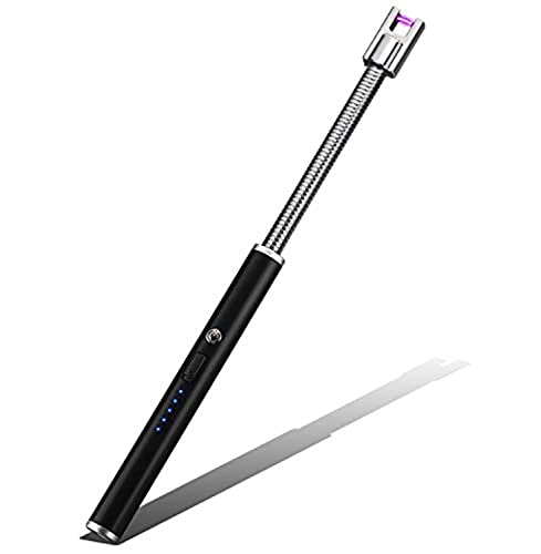 Electric Arc Lighter Plasma Lighter Flameless Windproof USB Rechargeable for BBQ Gas Stove Candle Fireworks Assorted Colors