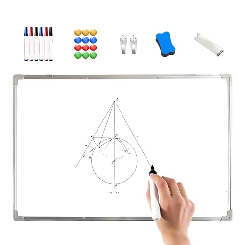 Tablero borrable para pared,Pizarra magnética móvil,Pizarra de escritura colgante - Para el hogar Cocina Dormitorio Oficina Sala de reuniones Escuela Dormitorio Aula Sala de Libro