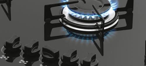 FISCHER COOKTOP À GÁS 5 BOCAS MESA VIDRO PRETA BIVOLT 1642-6985