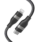 Anker USB C Lightning Kabel, Upcycled-Flechtgewebe USB C auf Lightning Kabel 90cm, 60W ultra-schn...