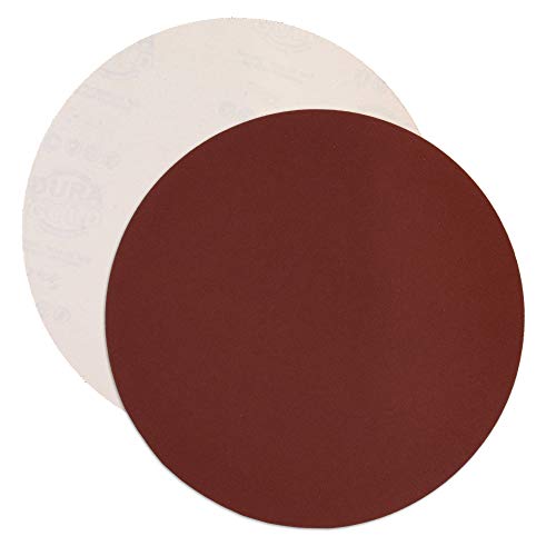 Image of Dura-Gold Premium 12 inch Sanding Discs - 120 Grit (Box of 5) - Sandpaper Discs with PSA Self Adhesive Stickyback, Fast Cutting Aluminum Oxide Abrasive - Drywall, Floor, Woodworking, Automotive, Sander