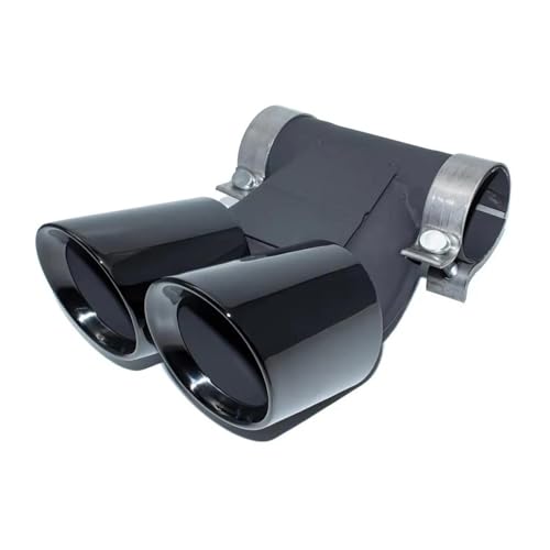 Tuyau d'échappement anti-corrosion titane noir pour Boxster Cayman 718