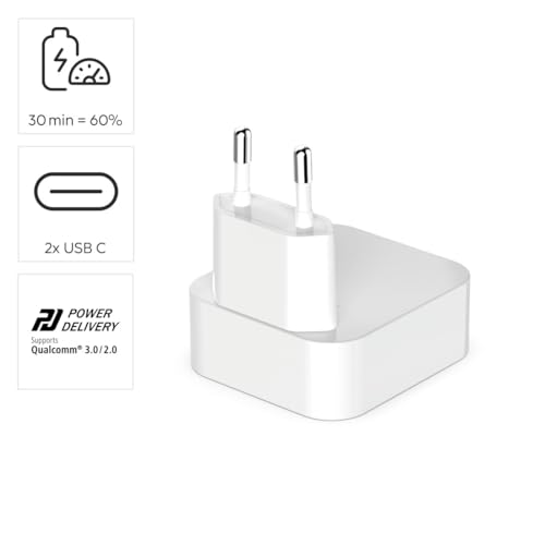 Chargeur rapide USB-C 40W GaN mini-chargeur secteur pliable pour iPhone - 3