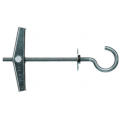 Upat Kippdübel UKH M5 mit Haken (20 Stück). Der flexible Hohlraumdübel mit Gewindestange für starken Halt in Plattenbaustoffen.