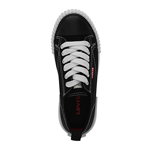 Levi's Kids Anikin C CVS Unisex Sneaker Shoe, Black, 5 M2