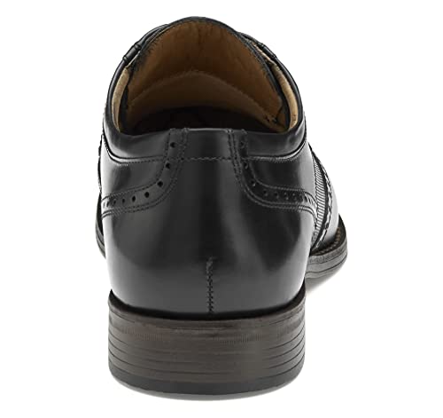 Johnston & Murphy Lewis Embossed Wing Tip Black Full Grain 11.5 M (D)3