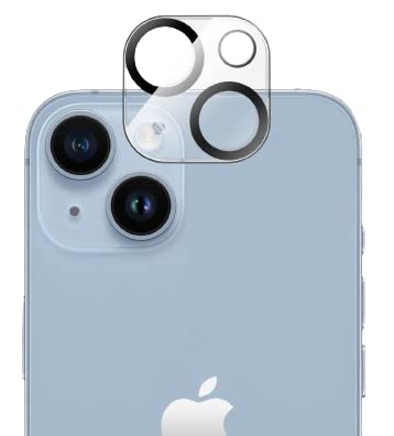 CELLUTION Back Camera Lens Protector Tempered Glass For iPhone 13 / iPhone 13 Mini Case Friendly with Edge to Edge Coverage and Easy Installation Kit, Pack of 1
