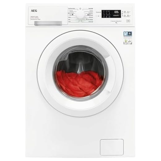 AEG 6000 Series Freestanding Washer Dryer 7/4 kg, 1600 rpm Spin, LWX60746B Wash-to-Dry Single Cycle, AutoSense, 60/20 Quick Programme, 847x597x534mm, White, Class D