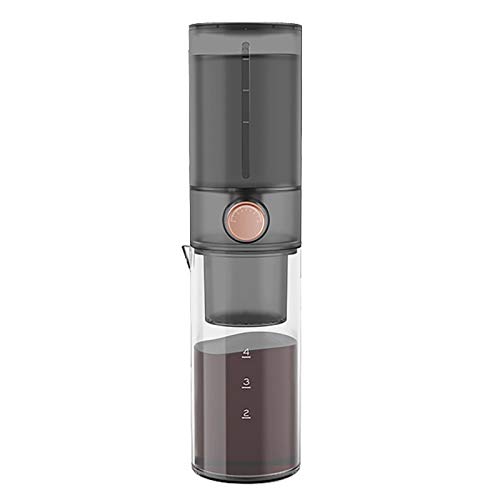 Cold Brew Coffee Maker ice dripper coffee pot precise finish exquisite cold brew small Slow Drip Brewer 400ml (black)