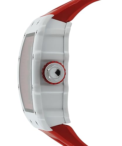 Image of Havoc Craft Men's Luxury Sports Watch 30M Waterproof Tonneau Chronograph | Analog Quartz Wristwatch with Time & Day Function | Premium Square Dial, Shock-Resistant & Anti-Magnetic Silicone Strap