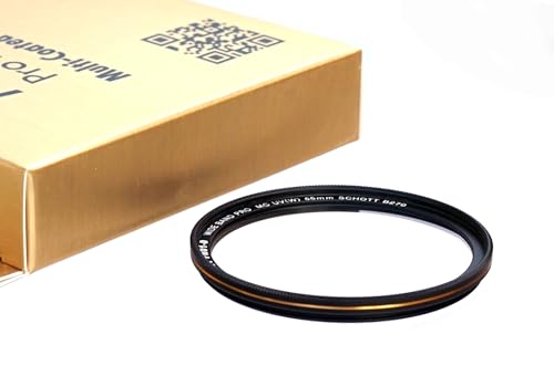 Image of Fotasy 55mm Ultra Slim UV Protection Photography Filter, Nano Coatings MRC Multi Resistant Coating Oil Water Scratch, 16 Layers Multi-Coated 55mm UV Filter