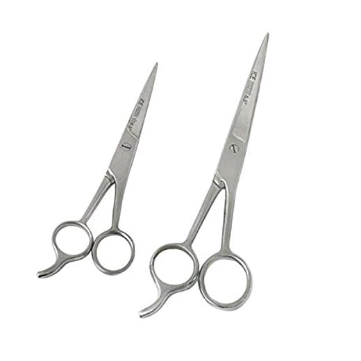 PC 2 PIECES OF 4.5" 6.5" HAIR CUTTING SCISSORS/BARBER SHEARS - ICE TEMPERED - STAINLESS STEEL