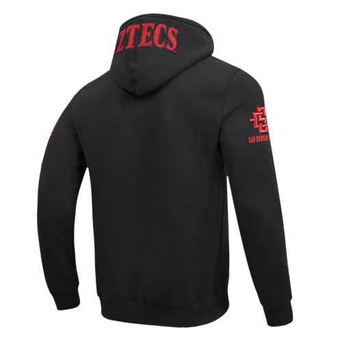 Image of Pro Standard Mens College Classic Chenille Cotton Double Knit Full Zip Hoodie