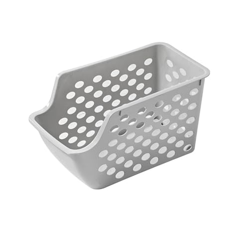 MJKQ9 キッチン収納ケース シンクボックス コロ付き グレー 幅11.5cm 収納ボックス 収納ケース 整理ケース シンク下ボックス キッチン 収納 シンク下収納 シンク下 引き出し 引出し L スライド 収納BOX キッチンストッカー 吊戸棚用 コロ