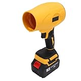 TOPINCN Hand-Laubbläser, Kabelloser Laubbläser mit 800.000 U/min und Verlängerter Düse, Zum Wegblasen von Staub Im Garten (EU-Stecker)