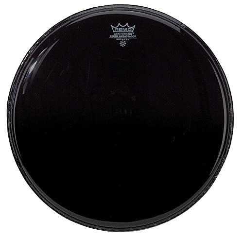 Remo Ambassador Ebony Bass Drumhead, 18