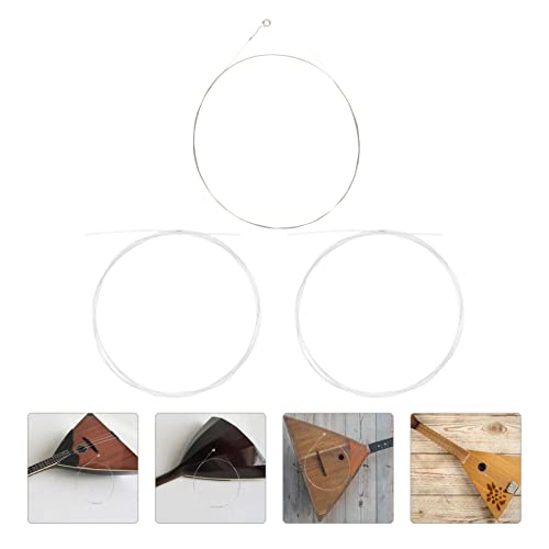 Milisten 3pcs Balalaika Strings Nylon Replacement Accessories for Sweet Tone Rich Resonance Responsive with Smooth Balalaika Parts for Musicians - Image 4