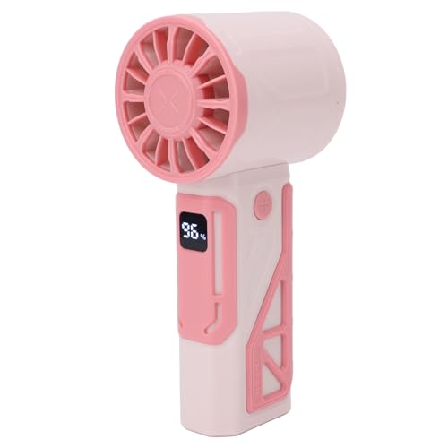 Brrnoo Pequeño Ventilador de Enfriamiento Personal, Potente Mini Ventilador Portátil de Mano Portátil USB Recargable Tranquilo para Maquillaje de Viaje en Interiores Al Aire Libre, (#2)