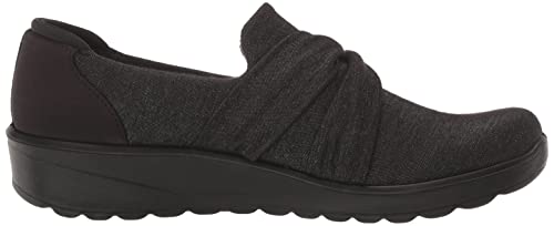 Image of BZees Womens Glimmer Slip-On Black Shimmer 9 M