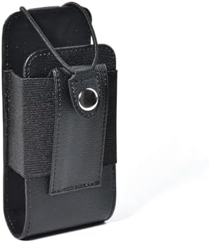 Universal Radio Holster, Tactical Leather Pouch with Back Clip Fit Belt or Bag for BaoFeng Quansheng Retevis Yaesu Midland Icom Kenwood Motorola Walkie Talkie HT