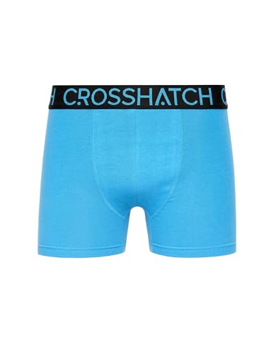 Calzoncillos bóxer Crosshatch para hombre pack de 3 unidades Saunton en algodón elástico suave 3