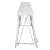 Portable Folding Scaffolding Adjustable Scaffolding Platform 330.69 lbs Load Capacity Heavy Duty Work Bench for Ceiling Cleaning, Painting, Car Washing Silver 55.12” x 9.84”