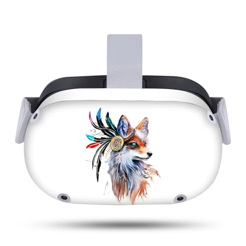 Head Case Designs Officially Licensed Pixie Cold Fox Art Mix Vinyl Sticker Skin Decal Cover Compatible with Meta Quest 2